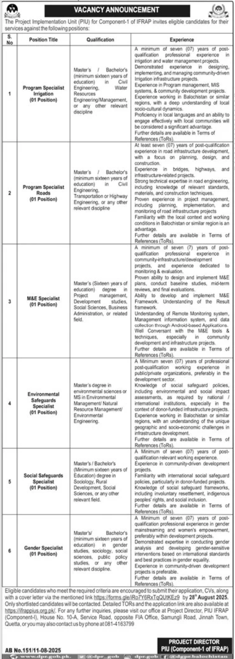 New Program Implementation Unit Jobs 2025 Apply